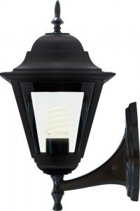 Уличный настенный светильник Классика 4201 100W 230V E27 черный